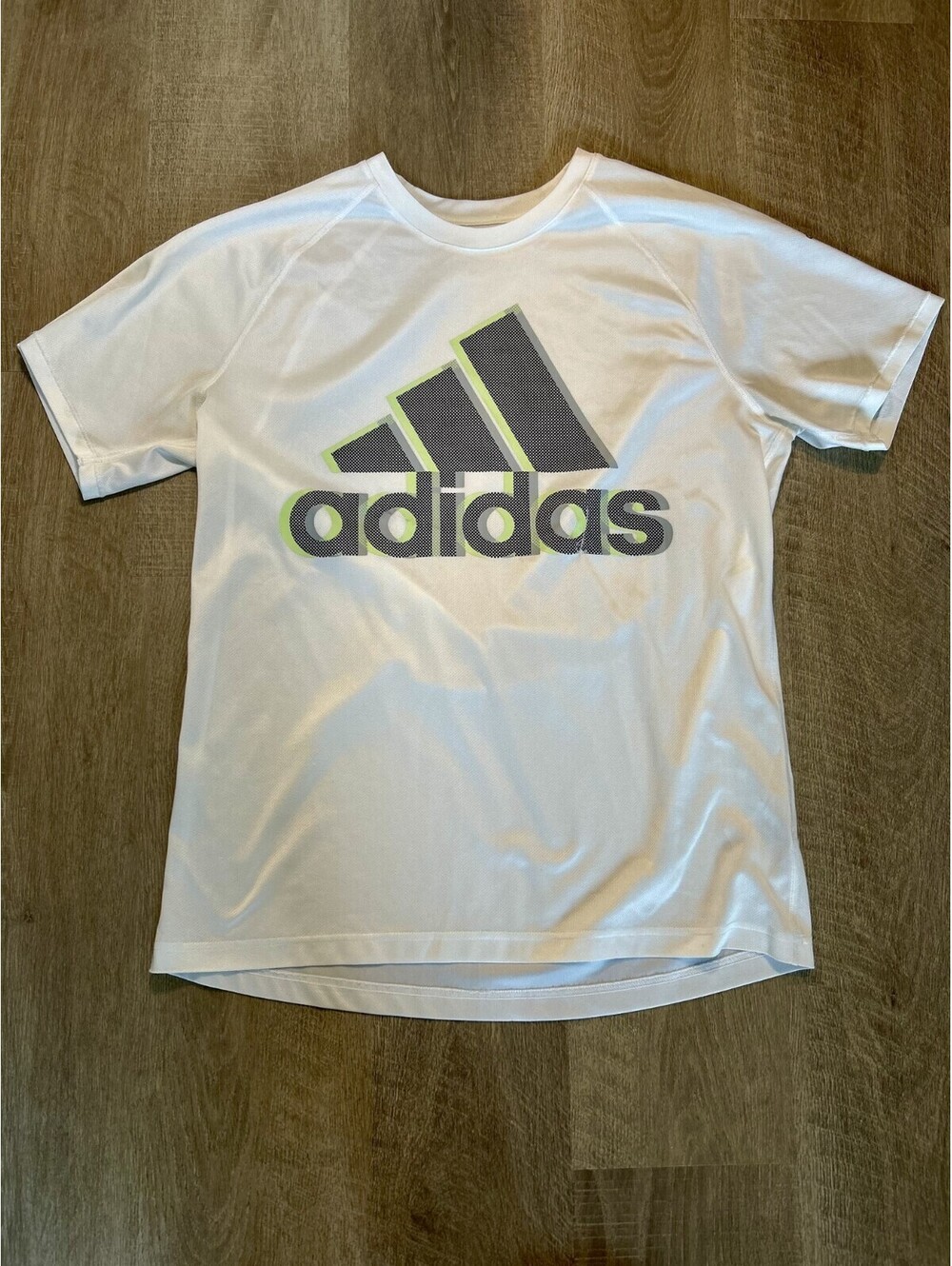 NWOT Adidas Men's D4M Training Jersey T-Shirt Short Sleeve white Large